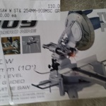 909 2000w 10" Mitre Saw with Stand $110 - Masters