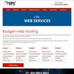 50% off Budget Plans Hosting from CPK Web Services, Host from $120 Per Year