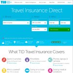 10% off TID Travel Insurance