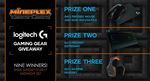 Win 1 of 9 Logitech Gaming Prizes from Mineplex