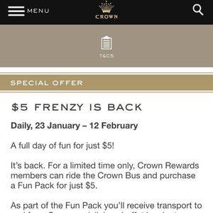 Crown Rewards Perth