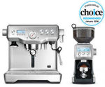 Breville The Dynamic Duo Manual Coffee Machine & Grinder - BEP920BSS - $1036 + Delivery @ Bing Lee eBay