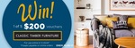 Win 1 of 5 $200 Vouchers for Classic Timber Furniture [Online or in-Store] from House of Home