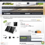 MAXRAY 160 Watts Monocrystalline Portable Folding Solar Panel - $185.00 + Dust Cover + Free Shipping @ Outbax Camping