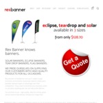 10% off Promotional Banners at RexBanner