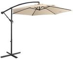 eBay Mega Deals - 3M Cantilever Outdoor UV Umbrella with BONUS Full Length Protective Cover 