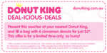 Donut King - Fill a Bag with 6 Cinnamon Donuts for Only $2