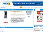 Samsung E2210L Telstra Mobile Phone - $29 at Coles (was $59)