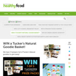 Win 1 of 3 Tucker's Natural Goodie Baskets Valued at $96 Each from Healthy Food Guide