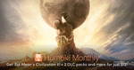 Humble Monthly Bundle (February 2018) Includes Sid Meier’s Civilization VI + 2 DLC packs for USD $12 (AUD $15.26)
