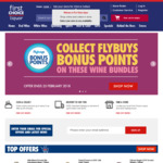 Collect 1000 Flybuys Bonus Points and Free Delivery When You Spend $50 Online @ First Choice Liquor