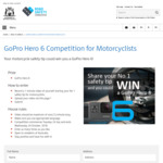 Win a GoPro Hero 6 [Upload a Video Sharing a Motorcycle Riding Safety Tip] [Open Aus-Wide but Prize Delivery/Collection Is WA]