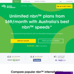 Aussie Broadband nbn 50 & nbn 100 Unlimited Plans $59/ $79 for First 6 Months (New Customers)