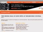 Vouchers for Melbourne Central Dining Hall (VIC) - BOGOF Burger, etc