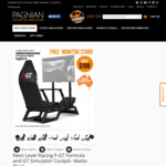 Buy F-GT Racing Cockpit $699, Get Free Monitor Stand Worth $199 at Pagnian Advanced Simulation
