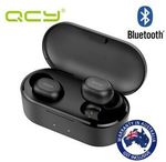 QCY T2S Bluetooth 5.0 TWS Earphones Wireless Charging $31.45 + Delivery ($0 with eBay Plus) @ Apus Express eBay