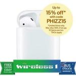 [eBay Plus] Apple AirPods 2 with Charging Case $203.15 + Delivery (Free with eBay Plus) @ Wireless 1 eBay