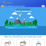 Travel Sim Card - Japan, S.korea, USA, Canada, Indonesia, Thailand, Vietnam, Asia, SEA from $15 up to 20% off @ TravelKon