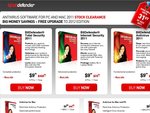 Bitdefender Antivirus Software for PC, MAC 2011 Stock Clearance + FREE UPGRADE TO 2012 Only $9.95