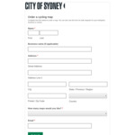 Free Sydney Cycleway Maps via City of Sydney