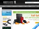 Bodyguardz 25% off Everything (Excellent Protection for iPAD iPhone Macbook) 