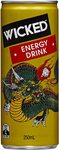 Wicked Energy Drink 24x250ml $18.00 (37% off) + Delivery ($0 with Prime/ $39 Spend) @ Amazon AU