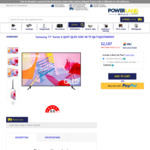 Samsung 75" Series 6 Q60T QLED UHD 4K TV QA75Q60TAWXXY $2187 Free Delivery @ Powerland