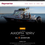 Win a Raymarine Axiom+ 12 RV Multifunction Navigation Display Worth $5,199 from Raymarine