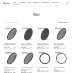 80% off SIRUI Filters + Shipping (Free with $49 Spend) @ SIRUI Australia