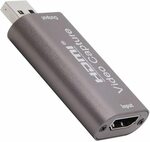 Reayou Portable Audio Video Capture Card $17.84 + Delivery ($0 with Prime/ $39 Spend) @ Sparks Au via Amazon