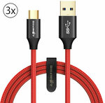 BlitzWolf AmpCore Turbo BW-TC9 0.9m USB 3.0 to USB-C Cable 3 Pack US$12.99 (~A$17.94) AU Stock Delivered @ Banggood