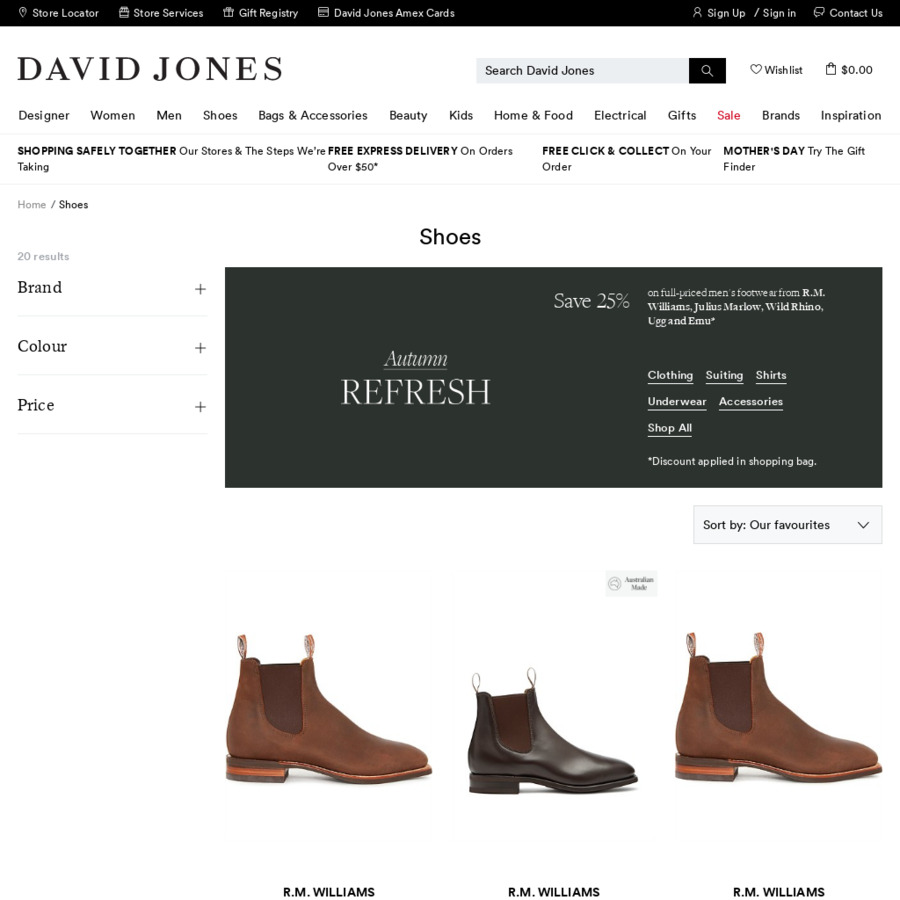 rm williams boots david jones