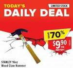 Stanley 16oz Wood Claw Hammer 51-533 $9.90 (Was $32.95, 70% off) Free C&C /+ $7.40 Delivery @ Total Tools