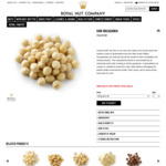 1kg Raw Macadamias for $44 + Delivery (Free Delivery in Melbourne Metro on Orders of $100+) @ Royal Nut Company