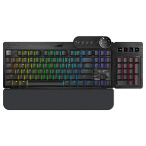 Everest Max - Modular hotswap mechanical keyboard with displays