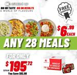 [VIC, NSW, QLD] 28 Pre Made Fresh Meal Bundle $195.72 Delivered @ Cooked Up