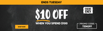 $10 off with $100 Minimum Spend Online + Delivery ($0 C&C/ $150 Order) @ First Choice Liquor