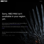 HBO Max - Standard Plan, 1 Year Subscription A$68 (Brazil VPN Required)