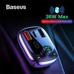 Baseus Car Bluetooth FM Transmitter MP3 Player Dual USB Type-C Car Charger A$18.99 Delivered @ eSkybird