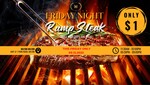 [QLD] 250g Rump Steak, Chips & Salad $1, Friday 9/12 @ Milton Milton Restaurant, Milton