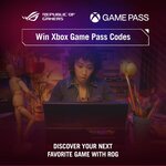 Win 1 of 15 1 Month XBOX Game Pass Ultimate Codes from ROG Global
