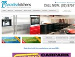 Paradise Kitchens Bathroom Products & Accessories Car Park Sale 28th July - up to 85% off Sydney