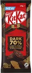 KitKat Dark 70% Cocoa Chocolate Block 170g $1.10 (Was $5.50) + Delivery ($0 C&C/ in-Store) @ BIG W (Select Stores)