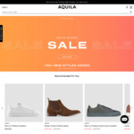 25% off When You Buy 2 or More Pairs of Men's Shoes + Delivery ($0 with $100 Order/ in-Store) @ Aquila+ (Free Membership Req'd)