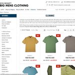 Ron Bennett Big Men's Polos for $10 - Save 75%