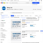 [eBay Plus] Samsung EVO Plus MicroSD Card 128GB $10, 256GB $21, 512GB $43 Delivered @ Bing Lee eBay