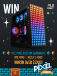 Win a PLE Pixel Custom Built Gaming PC Worth $3,378 from PLE Computers