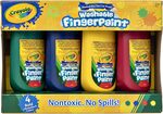 [Backorder] Crayola Washable Fingerpaints 4-Pack $4.35 (Min Purchase 2) + Delivery ($0 with Prime/ $39 Spend) @ Amazon AU