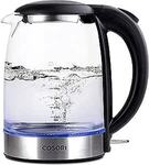 COSORI Electric Glass Kettle Stainless Steel Filter & Inner Lid, 1.7L, 2200W, Dry Protection $67.36 Delivered @ Amazon DE via AU