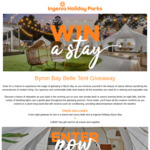 Win 2-Night Glamping Getaway for 2 at Ingenia Holidays Byron Bay from Ingenia Holiday Parks [No Travel]